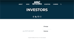 Desktop Screenshot of investors.amcnetworks.com