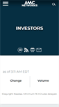 Mobile Screenshot of investors.amcnetworks.com