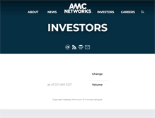 Tablet Screenshot of investors.amcnetworks.com